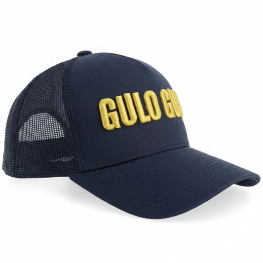 J K Navy 3D Blank A-Frame Trucker Cap