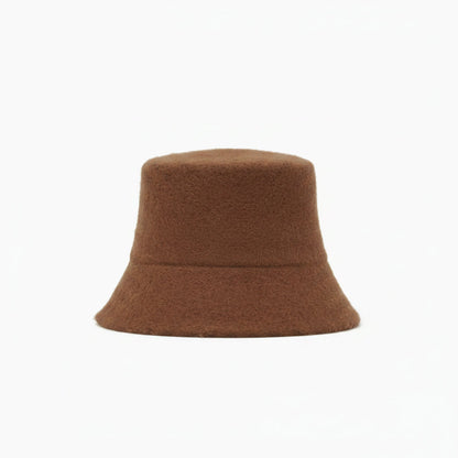 J K Brown Moulded Wool Bucket Hat