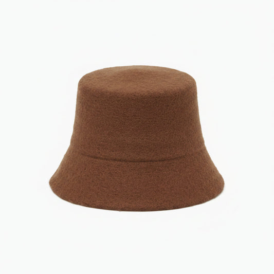 J K Brown Moulded Wool Bucket Hat