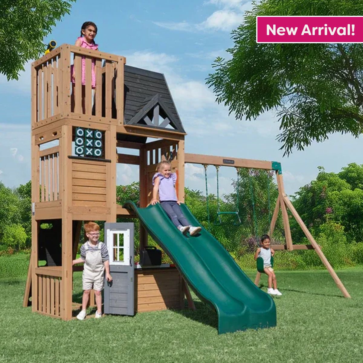 new-arrival2.jpg Parkwood Post Swing Set - Installation Available - Image 1